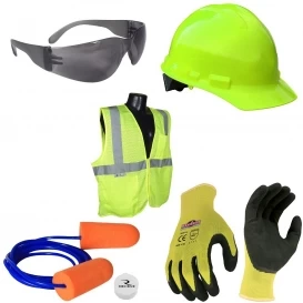 مجموعة خوذات سلامة